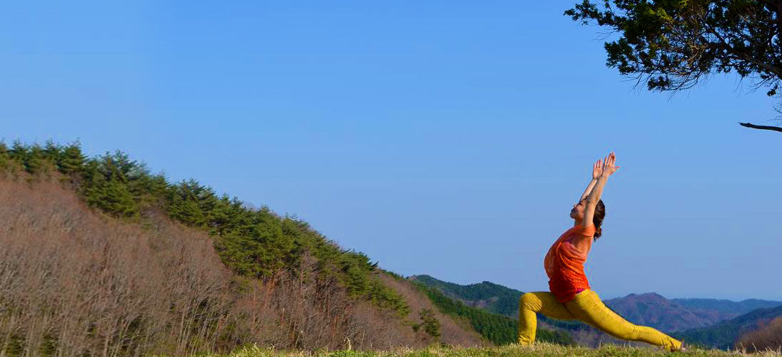 大自然でのヨガ体験 天空の庭 天馬夢 公式