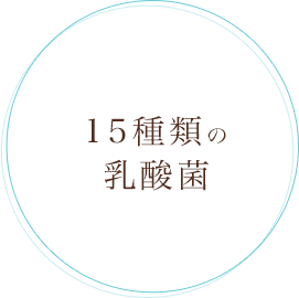 15種類の乳酸菌